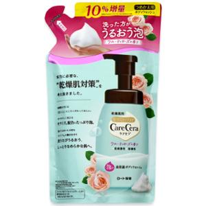 ケアセラ 高保湿ボディウォッシュ フルーティローズの香り(つめかえ用):385mL入