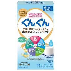 フォローアップミルク ぐんぐん スティックパック:14g×10本入