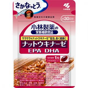 小林製薬の栄養補助食品 ナットウキナーゼDHA・EPA:30粒入