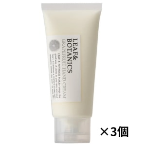 ハンドクリームグレープフルーツ:65g【×3個】 松山油脂 LEAF&BOTANICS リーフアンドボタニカル