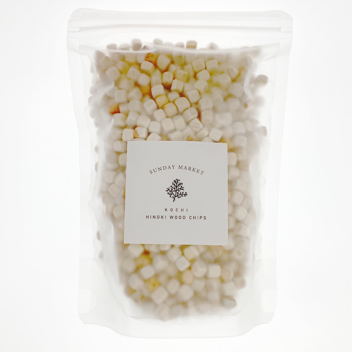 ヒノキチップ 210g 消臭・防虫対策｜SUNDAY MARKET【高知産】HINOKI CHIPS SACHET