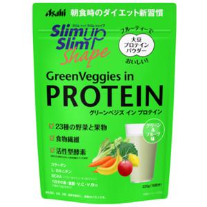 スリムアップスリムシェイプグリーンベジズ イン プロテイン：225g(15回分)入