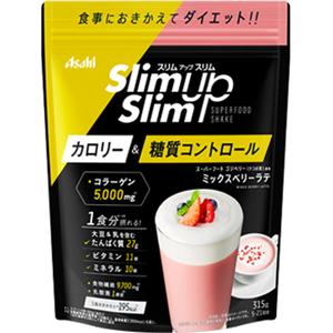スリムアップスリム 乳酸菌+スーパーフードシェイク ミックスベリーラテ：315g入