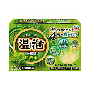 温泡 ONPO こだわり森炭酸湯：20錠入