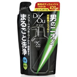 デ・オウ 薬用クレンジングウォッシュノンメントール（つめかえ用）：420mL入