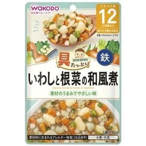 具たっぷりグーグーキッチン いわしと根菜の和風煮：80g入