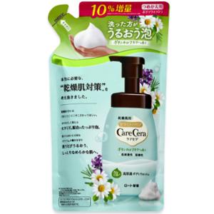 ケアセラ 高保湿ボディウォッシュ ボタニカルフラワーの香り（つめかえ用）：385mL入