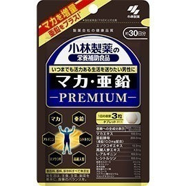 小林製薬の栄養補助食品 マカ・亜鉛プレミアム：90粒入
