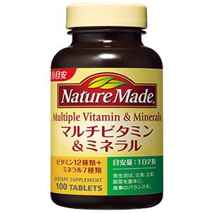 ネイチャーメイド マルチビタミン＆ミネラル：100粒入
