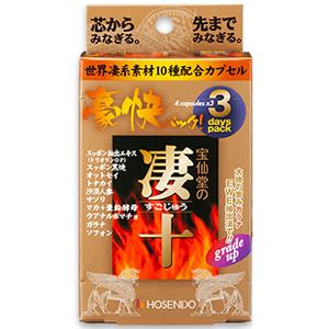 宝仙堂の凄十 豪快パック：4粒×3パック入
