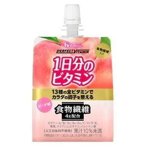 1日分のビタミンゼリー食物繊維（ピーチ味）：180g×6個入