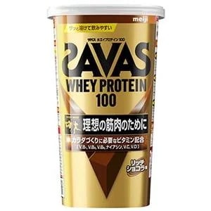 ザバス ホエイプロテイン：100リッチショコラ味：280g入