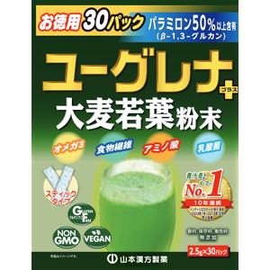 ユーグレナ＋大麦若葉粉末：2.5g×30包入