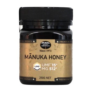 ニュージランド産：100%ピュア マヌカハニーUMF15+：250g