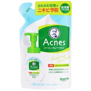 メンソレータムアクネス 薬用ふわふわな泡洗顔＜つめかえ用＞：140mL入