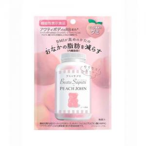 【12個】ベアーズサプリ ピーチ風味・グミ×サプリ：60g