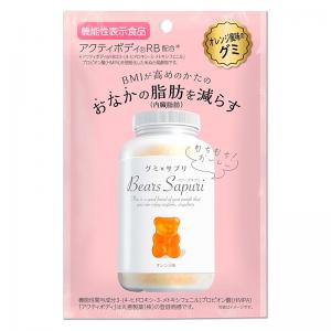 【12個】ベアーズサプリ オレンジ風味・グミ×サプリ：60g