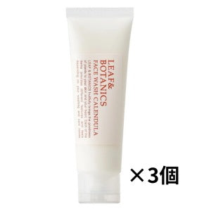 LEAF&BOTANICS フェイスウオッシュ カレンデュラ：95g入【×3個】 松山油脂