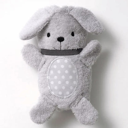 ループ付き うまれるぬいぐるみ（いぬグレー）今治タオル 日本産 ベビー＆キッズ 34×38cm クレシェンド