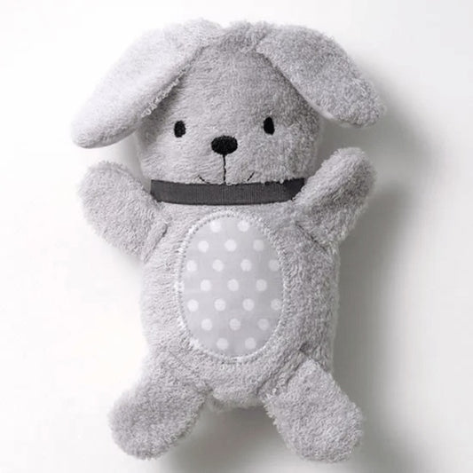 ループ付き うまれるぬいぐるみ（いぬグレー）今治タオル 日本産 ベビー＆キッズ 34×38cm クレシェンド