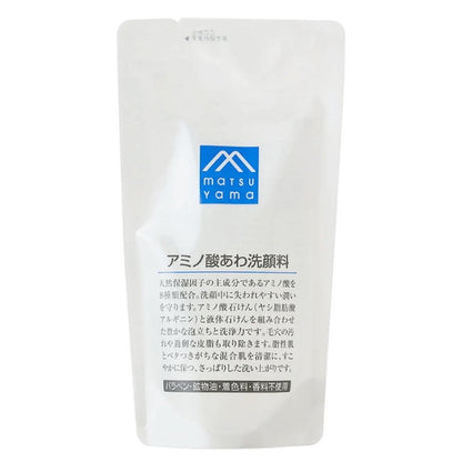 Mマークアミノ酸あわ洗顔料詰替用：120mL【松山油脂】Mマークシリーズ