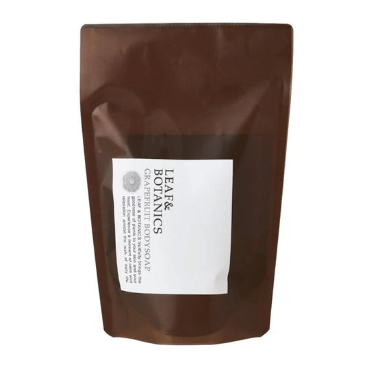 LEAF&BOTANICS ボディソープ グレープフルーツ（詰替用）：370mL入 松山油脂