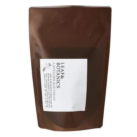 LEAF&BOTANICS ボディソープ ラベンダー（詰替用）：370mL入 松山油脂