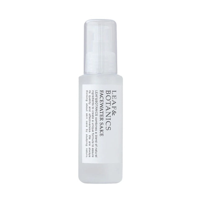 LEAF&BOTANICS フェイスウォーター 純米酒：100mL入 松山油脂