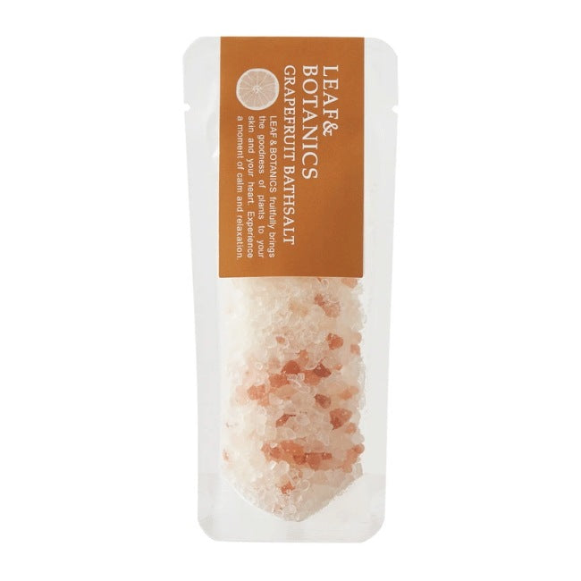 LEAF&BOTANICS バスソルト グレープフルーツ：40g入 松山油脂