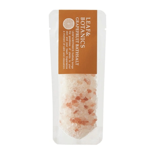LEAF&BOTANICS バスソルト グレープフルーツ：40g入 松山油脂