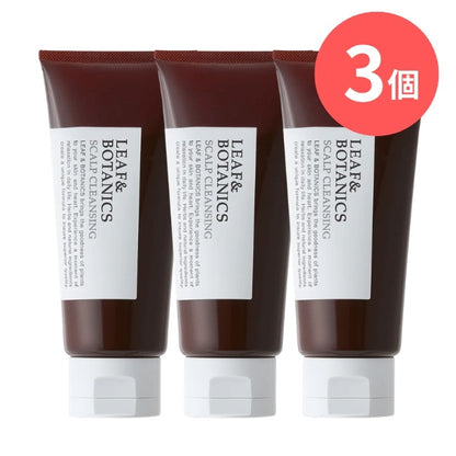 LEAF&BOTANICS スカルプクレンジング：200g入×【3個】 松山油脂