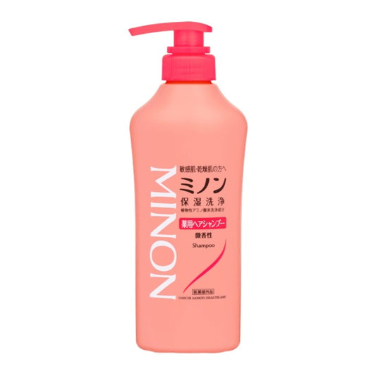ミノン薬用ヘアシャンプー：450ml入
