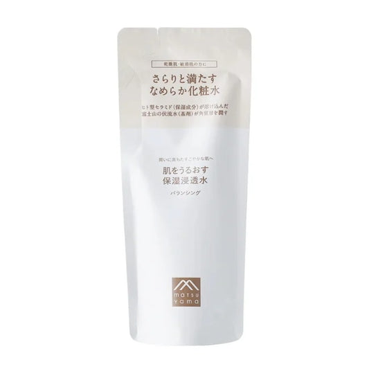 肌をうるおす保湿浸透水バランシング（詰替用）：110mL【松山油脂】