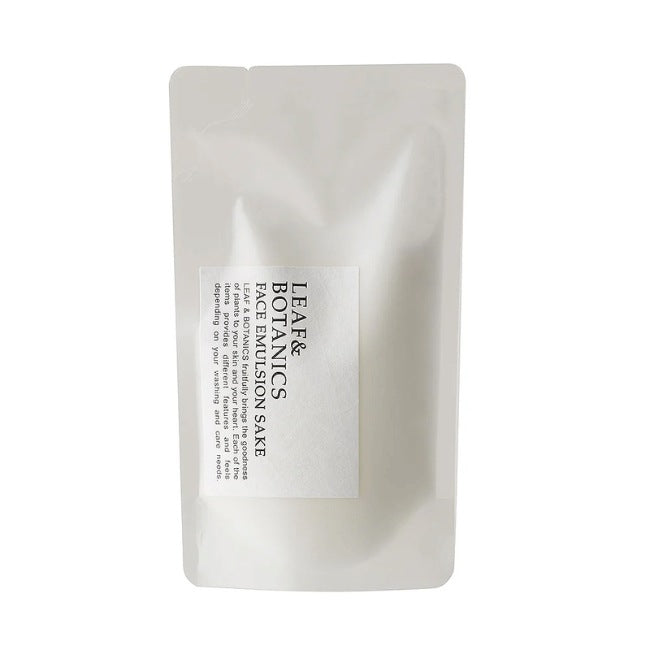 LEAF&BOTANICS フェイスエマルジョン 純米酒（詰替用）：90mL入 松山油脂