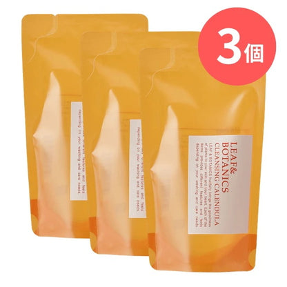 LEAF&BOTANICS クレンジング カレンデュラ（詰替用）：110ml入【×3個】 松山油脂