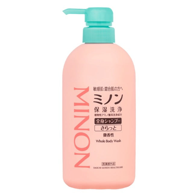 ミノン全身シャンプー さらっとタイプ：450ml入