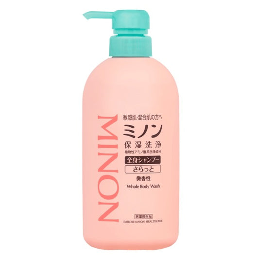 ミノン全身シャンプー さらっとタイプ：450ml入