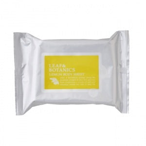 【春夏限定】ボディシートレモン：16枚【×3個】 松山油脂 LEAF&BOTANICS リーフアンドボタニカル