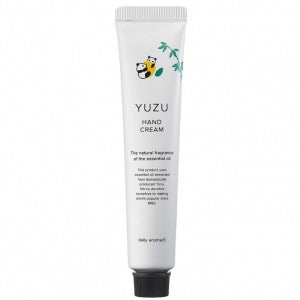 高知県産YUZU ミニハンドクリーム パンダ 20g【デイリーアロマジャパン】日本製