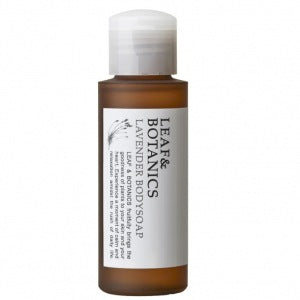 ボディソープラベンダーミニサイズ：50ml 松山油脂 LEAF&BOTANICS リーフアンドボタニカル