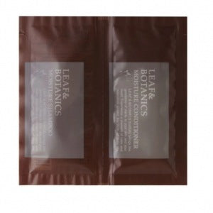 モイスチャーヘアケアパウチ：10ml×２ 松山油脂 LEAF&BOTANICS リーフアンドボタニカル お試し