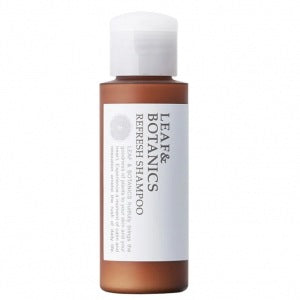 リフレッシュシャンプーミニサイズ：50ml 松山油脂 LEAF&BOTANICS リーフアンドボタニカル