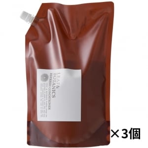 リフレッシュコンディショナー詰替用：1200ml【×3個】 松山油脂 LEAF&BOTANICS リーフアンドボタニカル