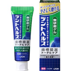 デントヘルス 薬用ハミガキ無研磨ゲル：85g入